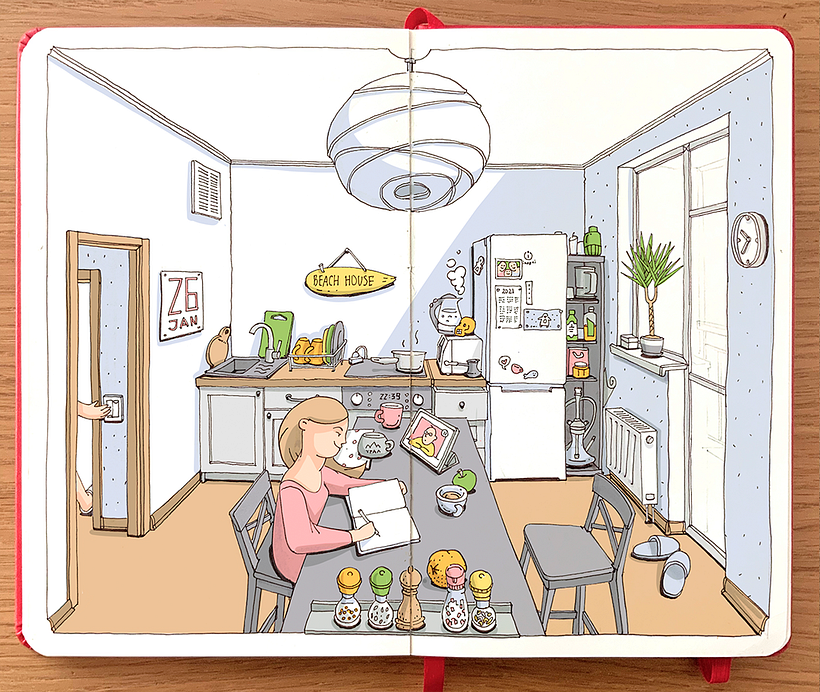 My project in The Art of Sketching: Transform Your Doodles into Art course 13