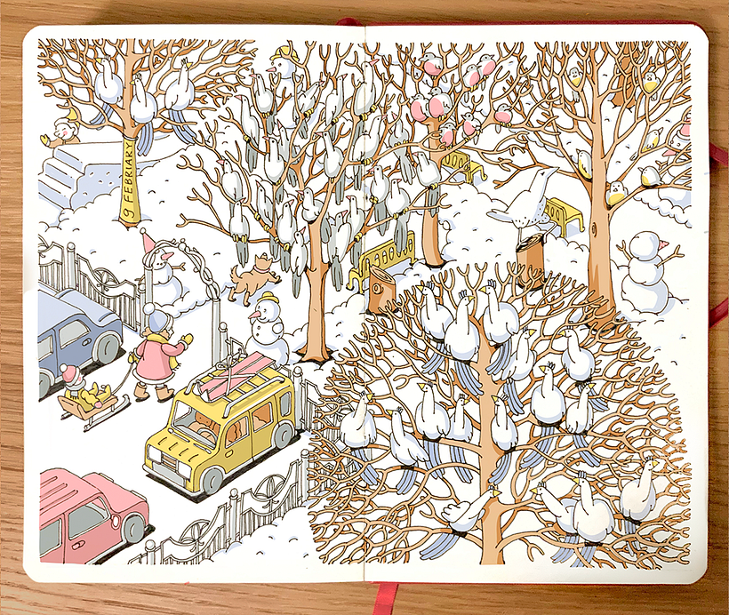My project in The Art of Sketching: Transform Your Doodles into Art course 15