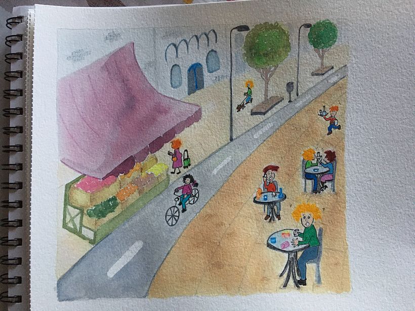 My project in Exploratory Sketchbook: Find Your Drawing Style course 5