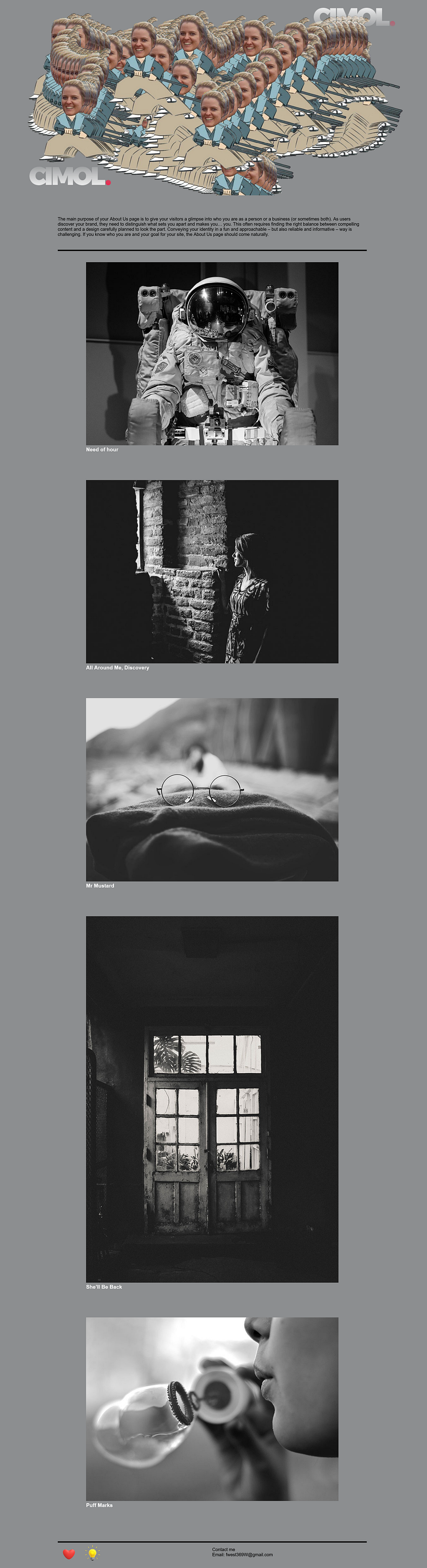 The full page