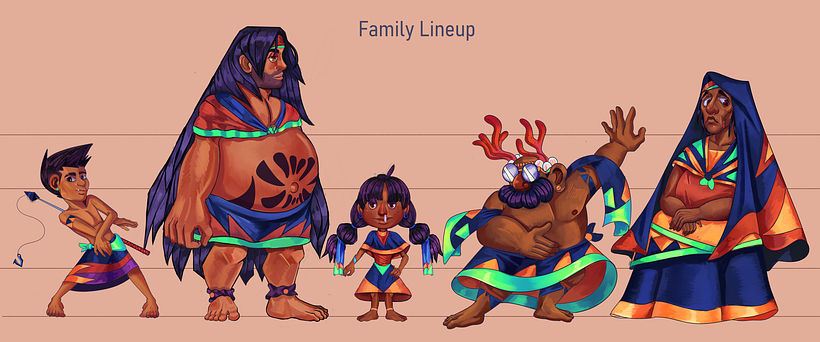 Line Up for the Cast