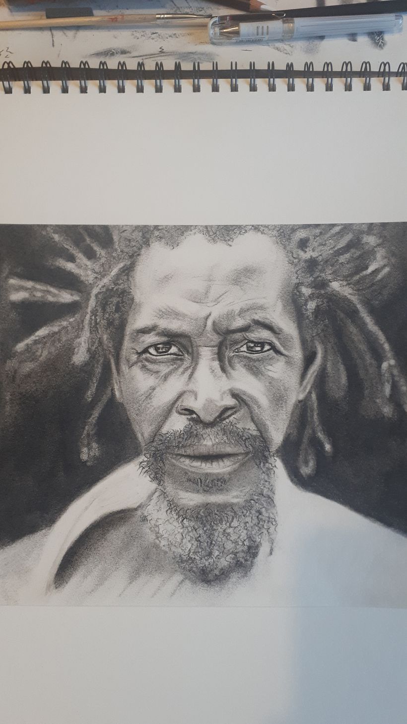 My project in Artistic Charcoal Portraiture: Creating Atmosphere course 1