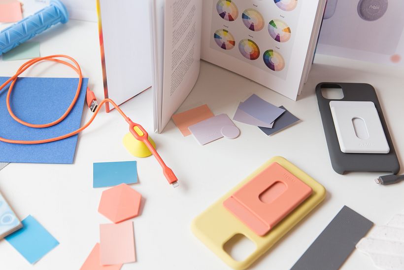 The process behind - CMF samples and colour combinations