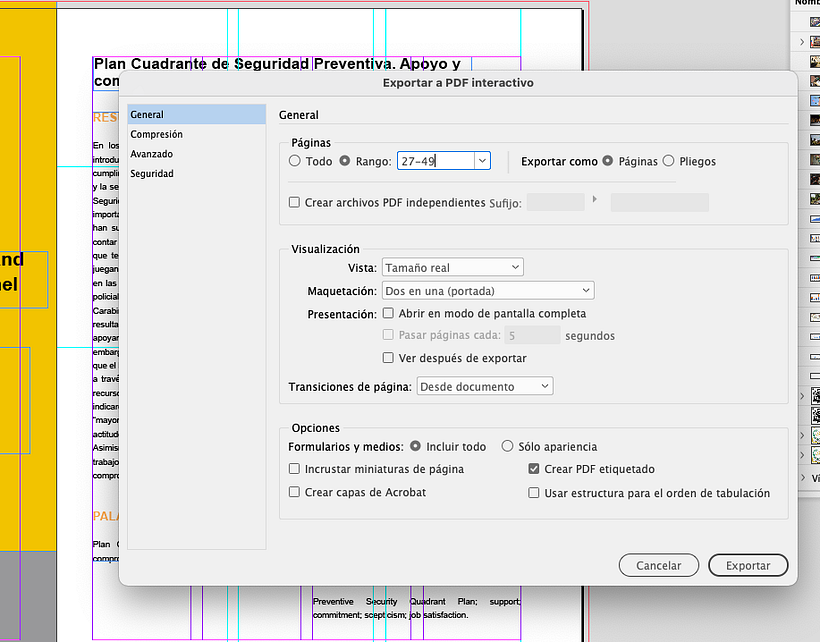 Hacer PDF en páginas separadas con InDesign como se hacía en Quark 1