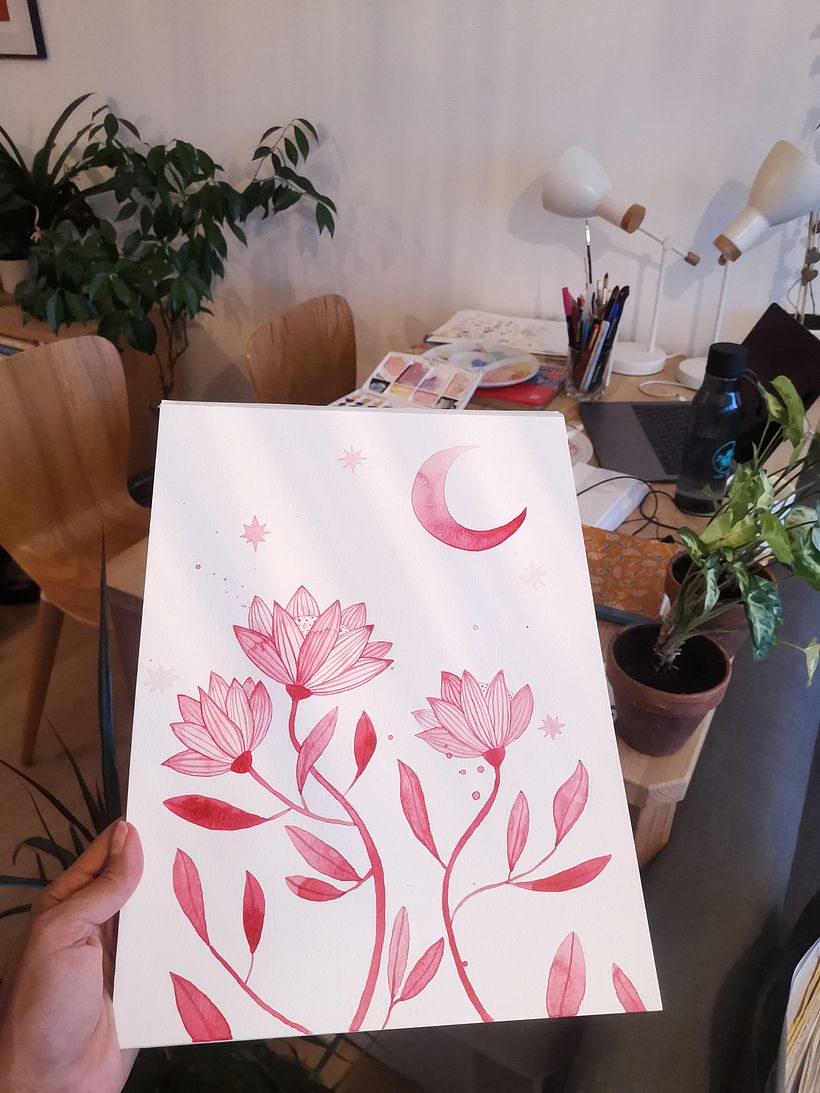 Flowers mono-rosa <3  2