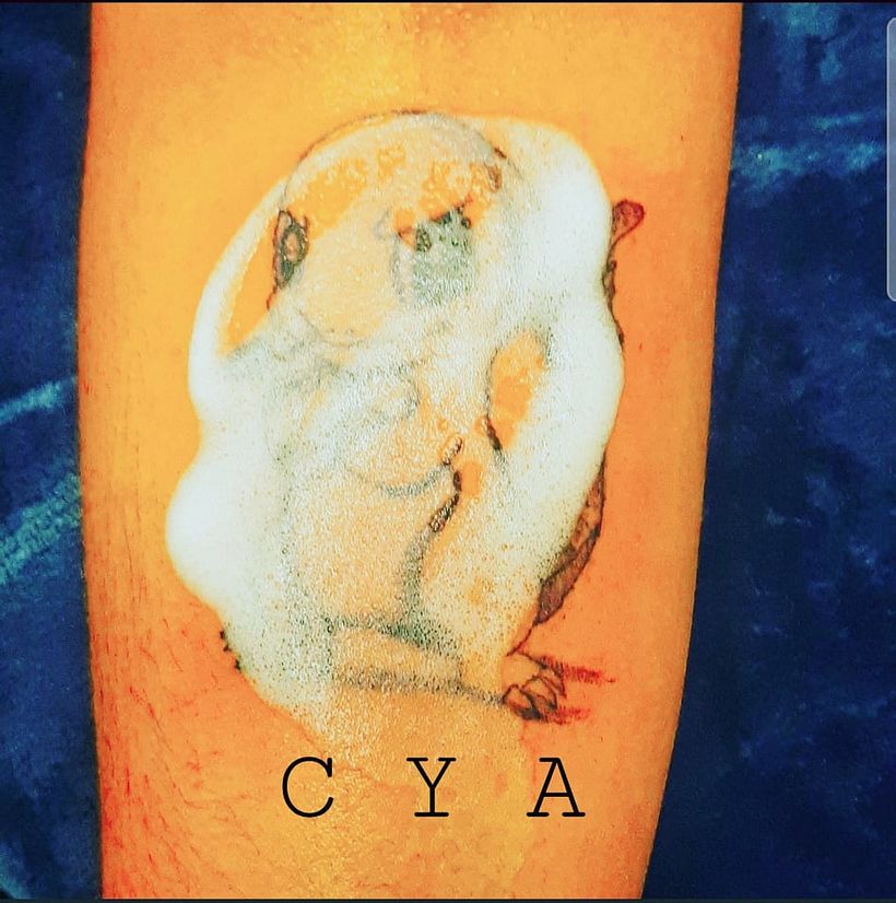 Mi Proyecto del curso: Tatuaje botánico con puntillismo 6
