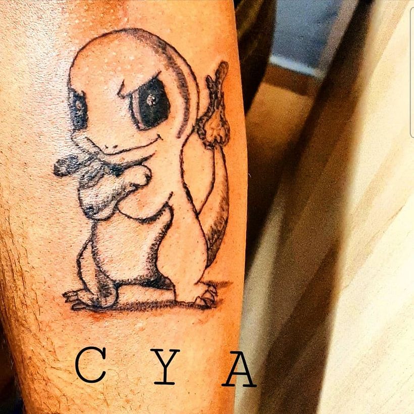 Mi Proyecto del curso: Tatuaje botánico con puntillismo 7