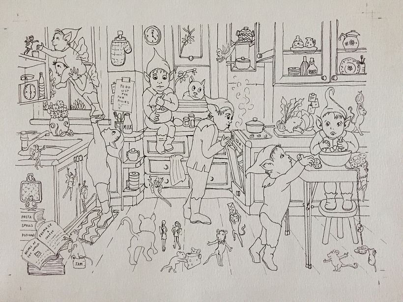 Micron Pens drawing
