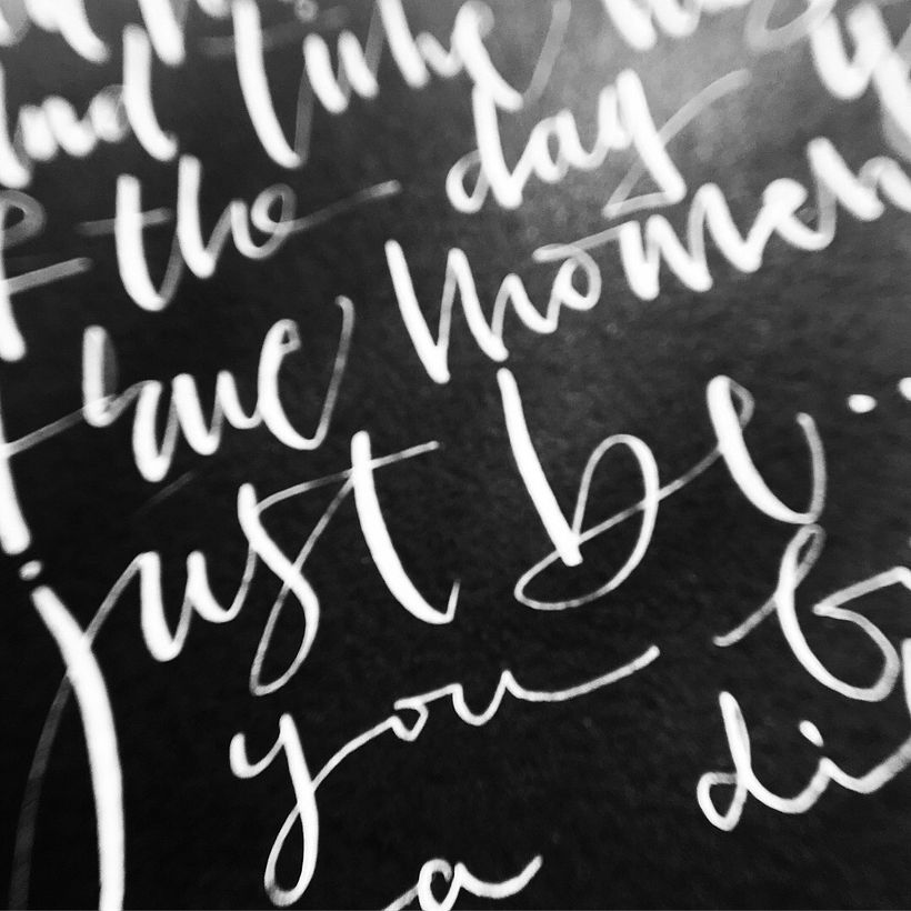 Piezas de caligrafía - Diseño