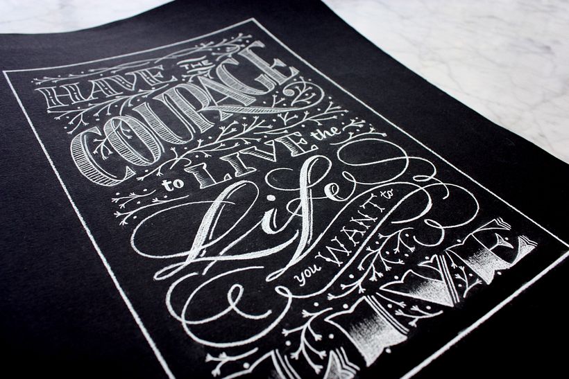 Piezas de caligrafía - Diseño