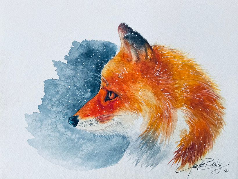 Fox_Watercolor_JeanduBoulay