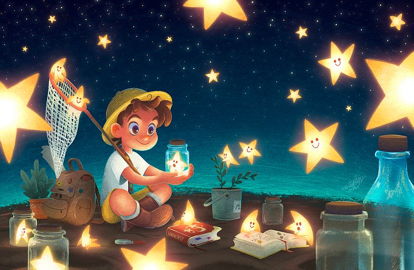 This is an illustration I created for a chapter of 3DTOTAL's book "Art Fundamentals: Theory in Practice"
