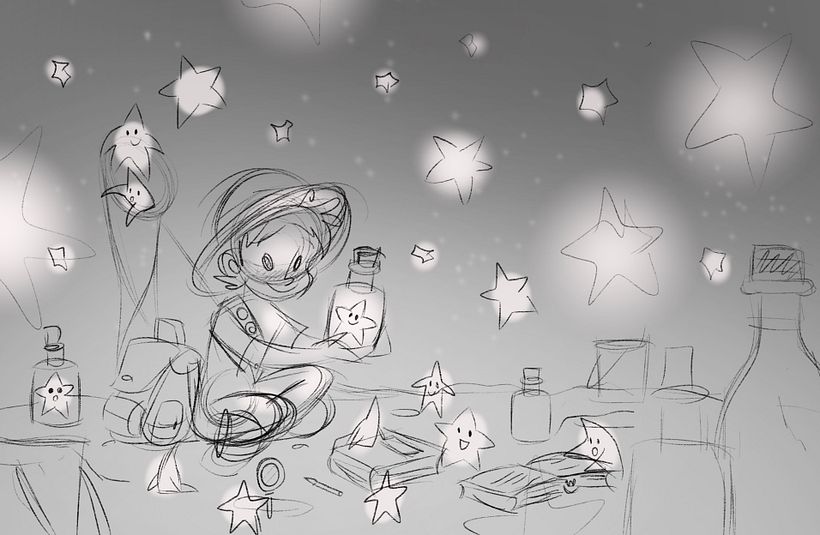First rough sketch