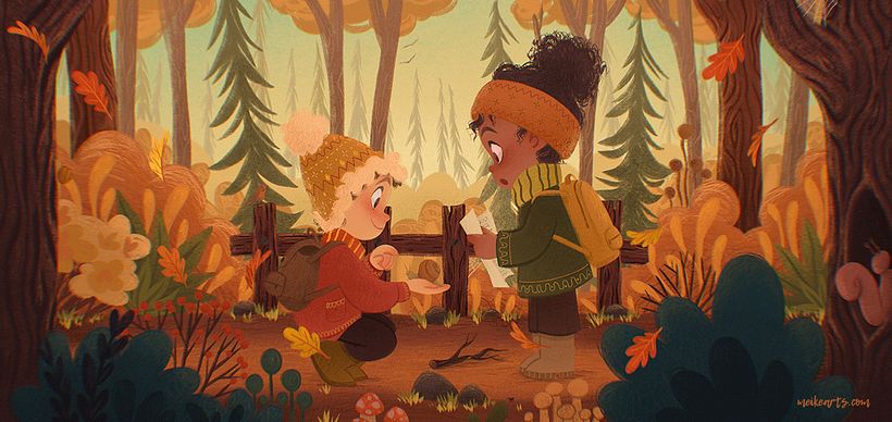 I created this illustration for an Character Design Quarterly Magazine Issue as a tutorial