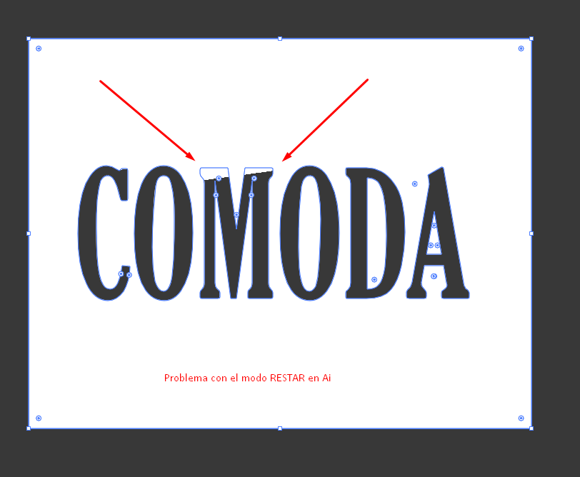 Problemas con la fuente y los "modo de forma" en Ai 2