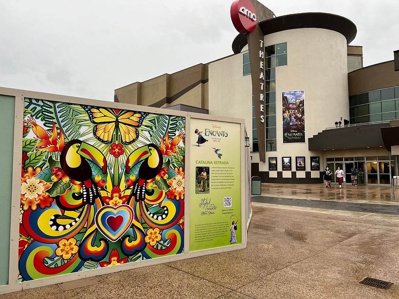 Mural by Colombian illustrator Catalina Estrada in Disney Springs.