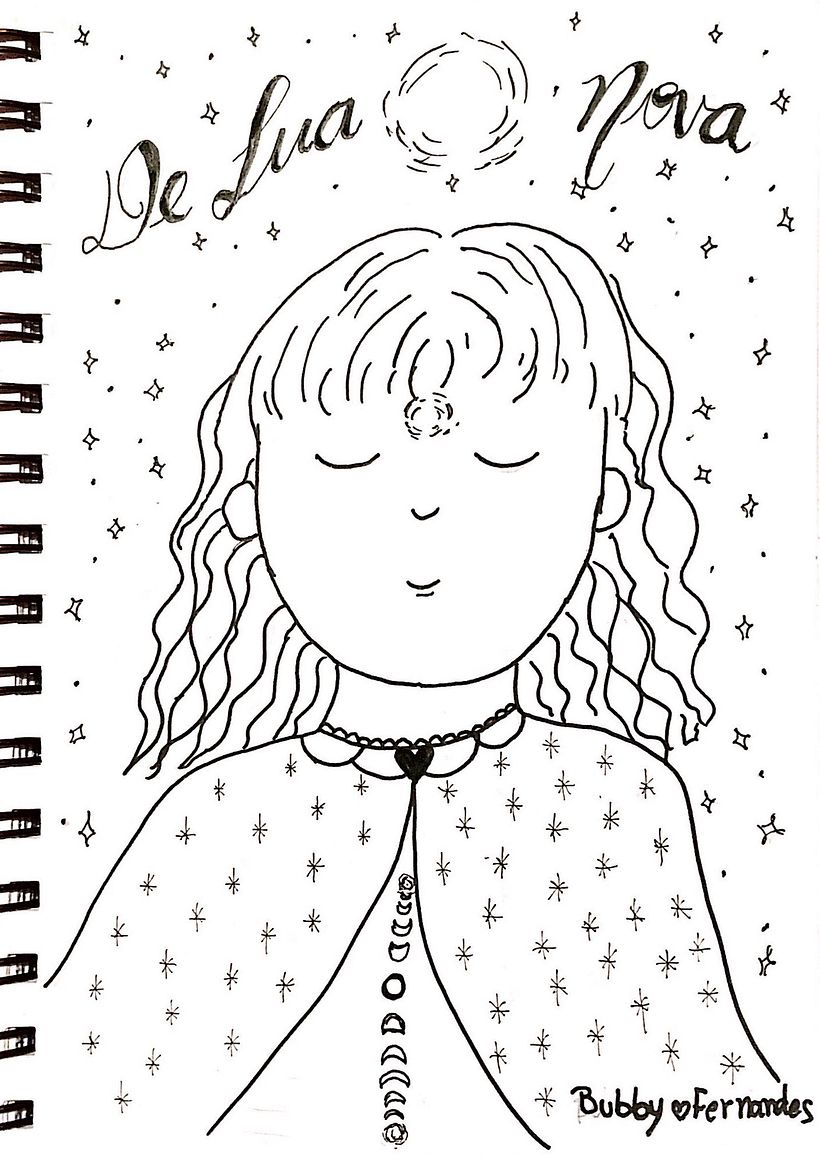 Desenho "De Lua Nova", por Bubby Fernandes - 2021