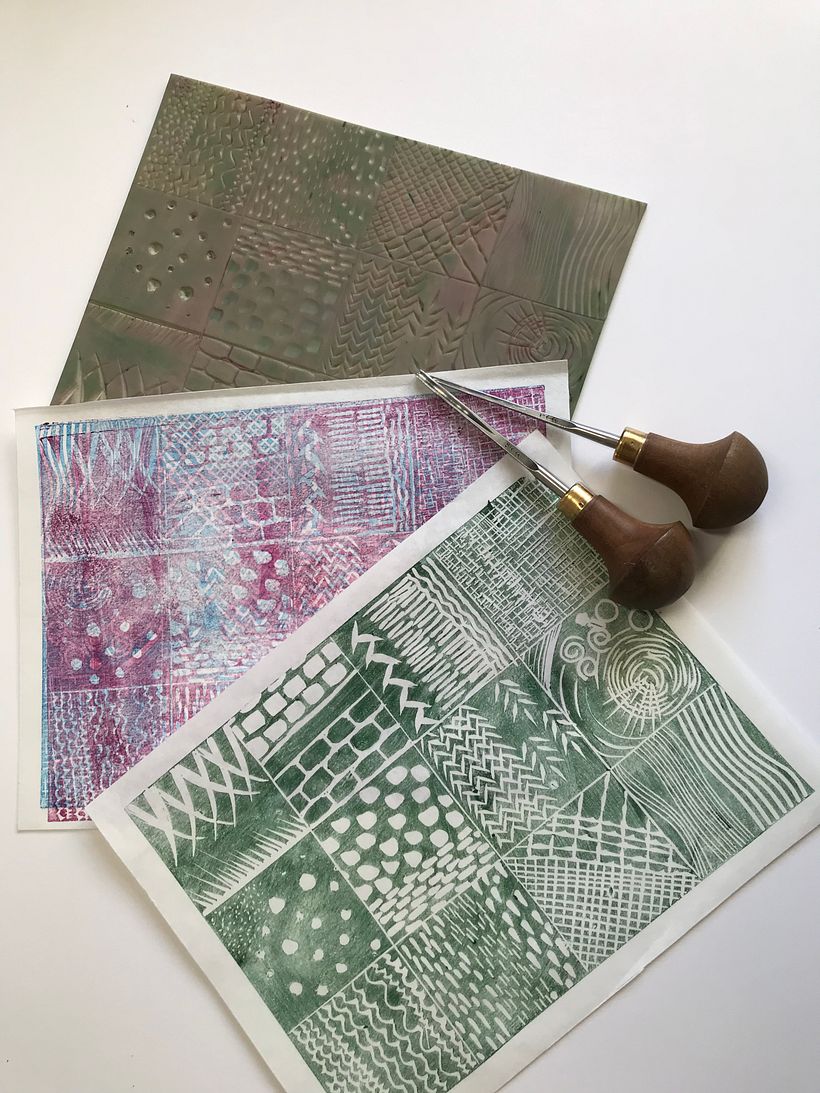My project in Engraving stamps and printing techniques course 2