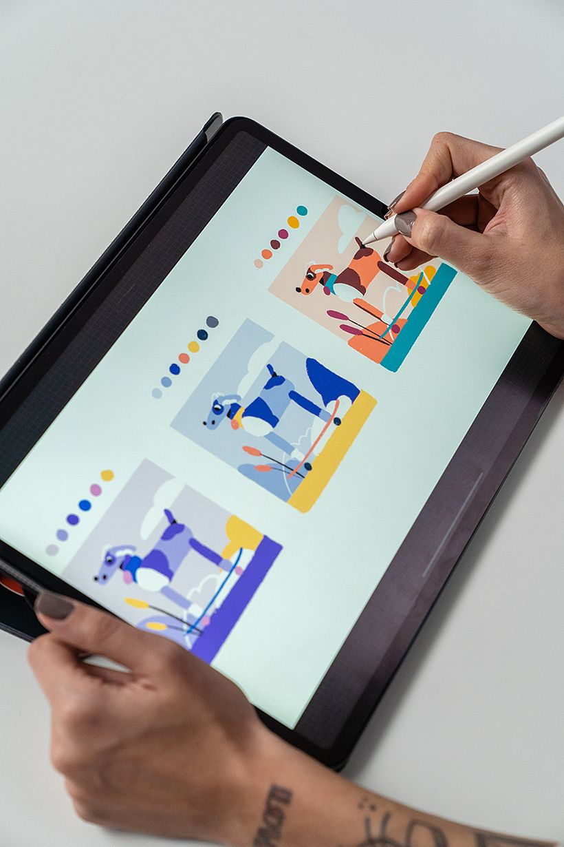 Most artists use their own brushes to customize their resources.