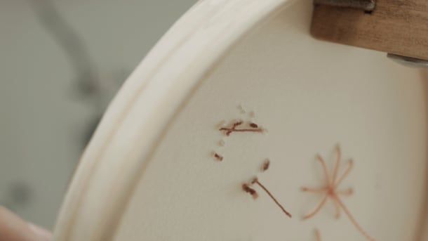 Details of foundation stitches.
