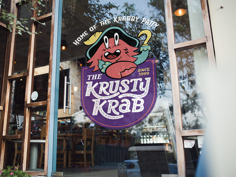The logo as window graphics