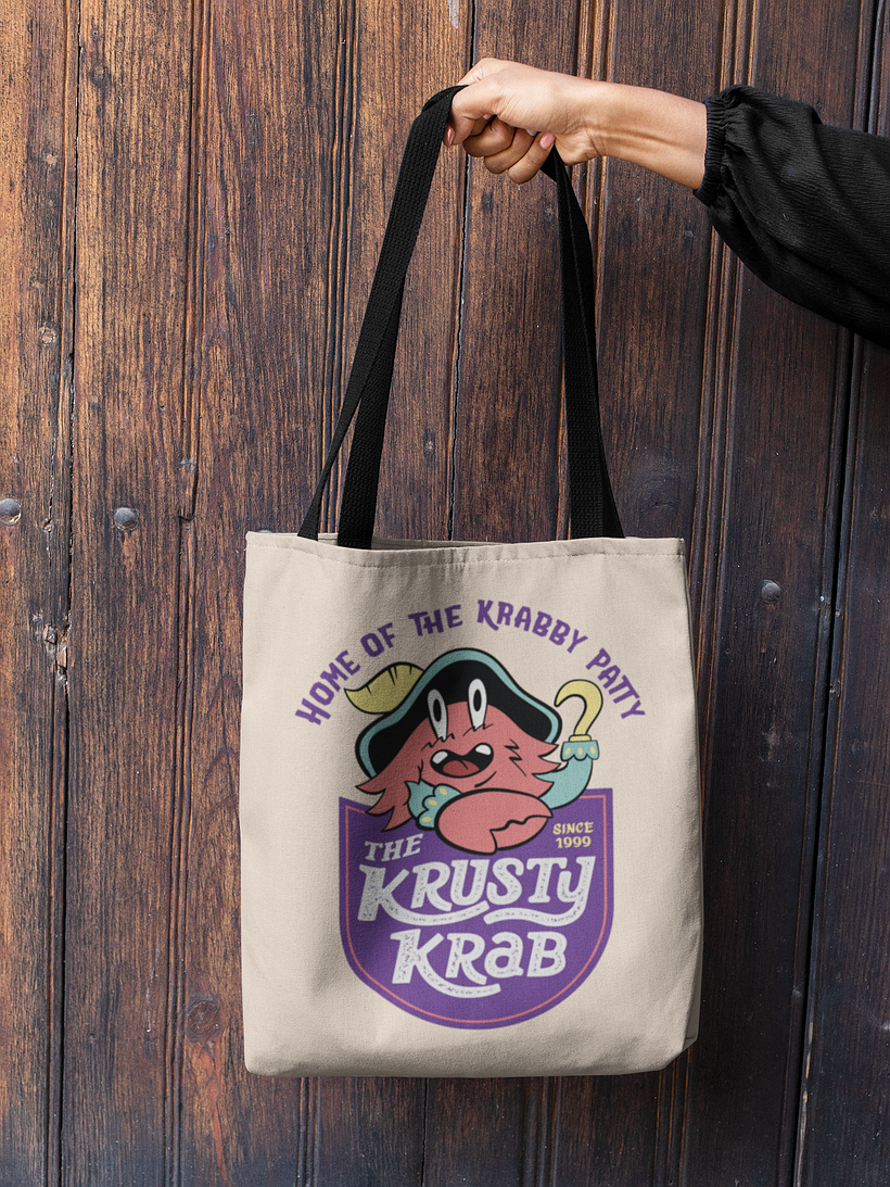 Krusty Krab tote bag