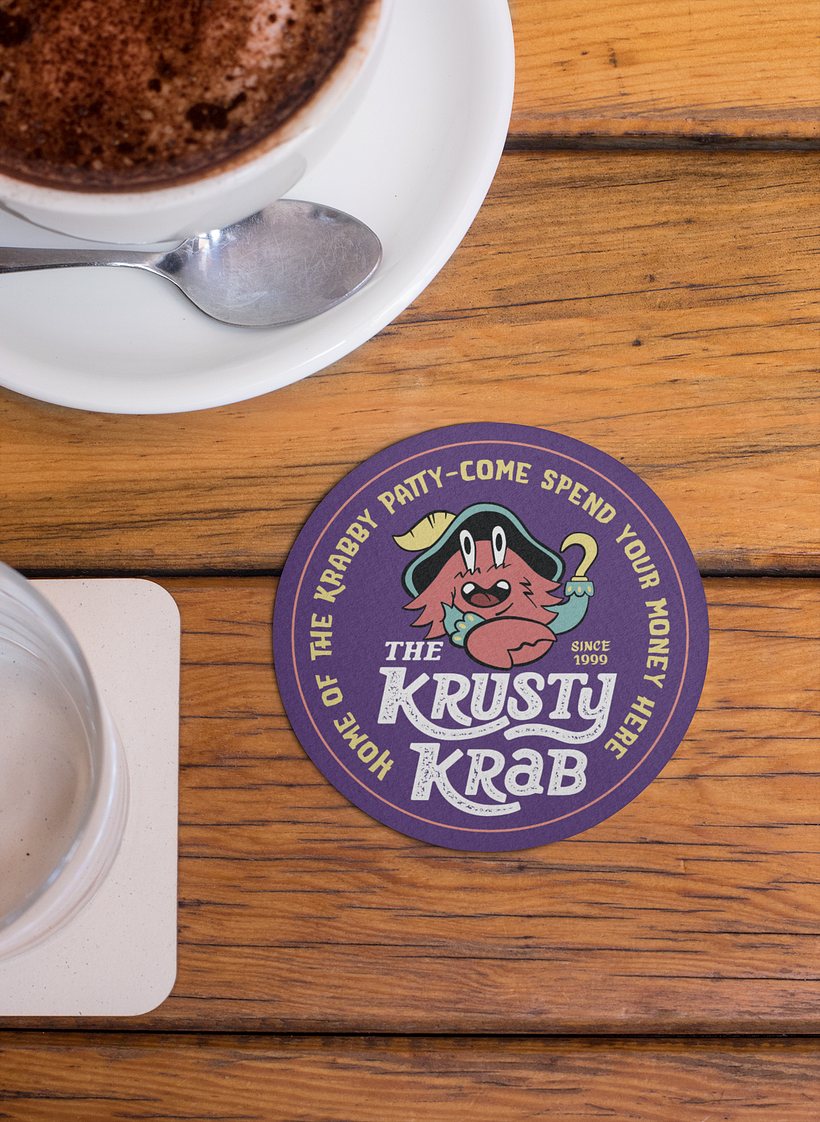 Krusty Krab coaster