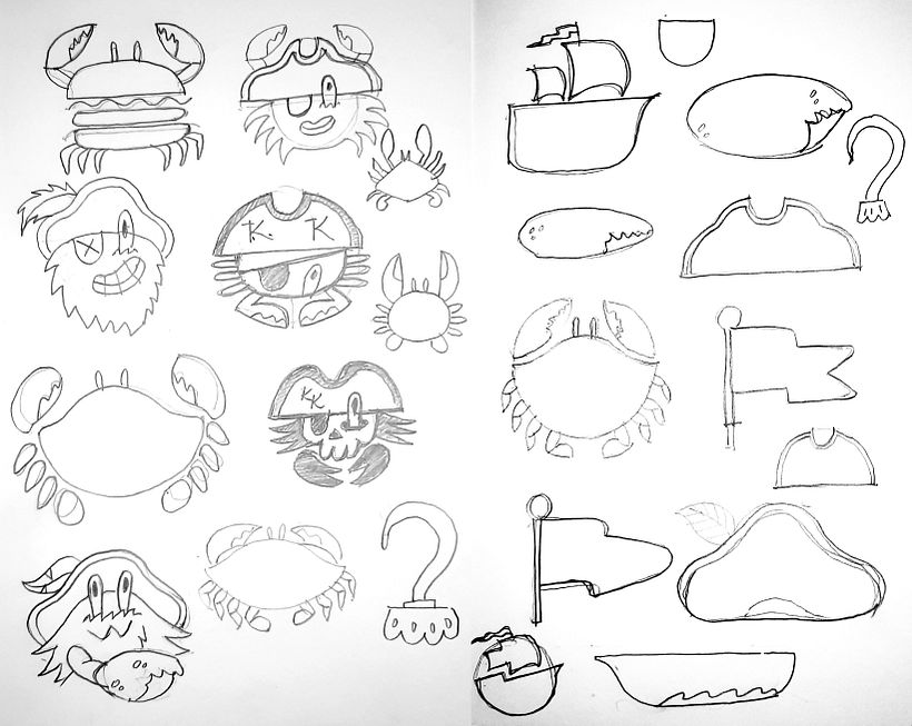 isotype and container sketches