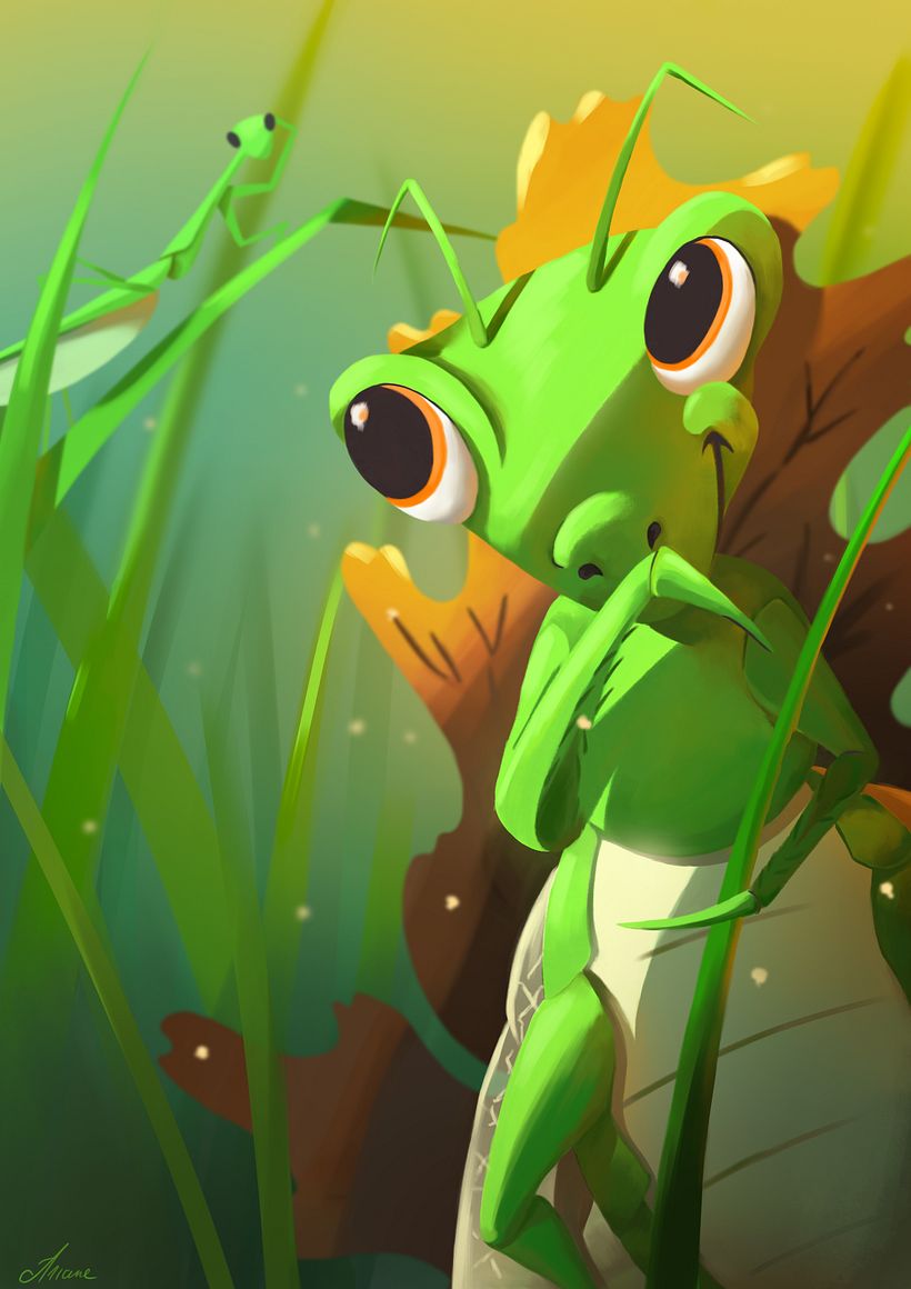 My project in Character Design: Illustrate an Expressive Creature course 1