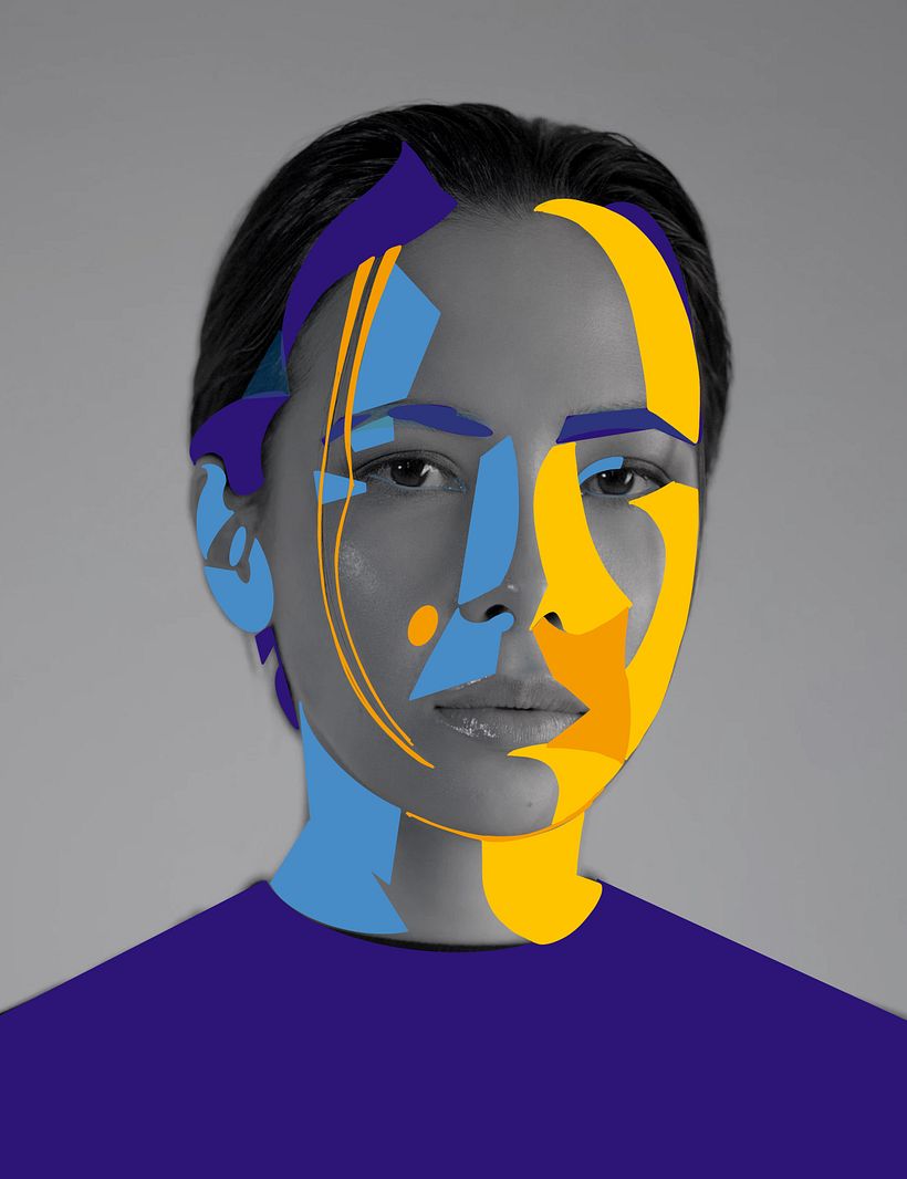 Mi Proyecto del curso: Retrato geométrico con Procreate 6