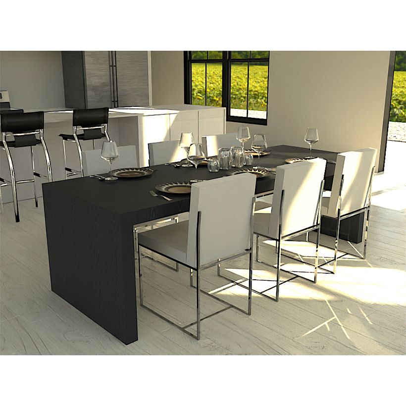 Study in Black and White - Dining Area