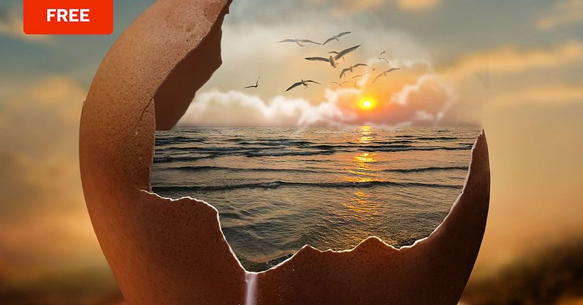 Digital artist Natacha Einat shares an exclusive set of brushes for creating dreamy photomontages.