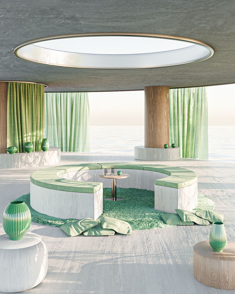 My project in Interior ArchViz: Create Surreal 3D Designs with Blender course 3