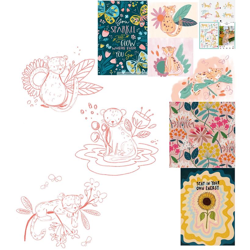 I searched for references and I found a lot of flowers...