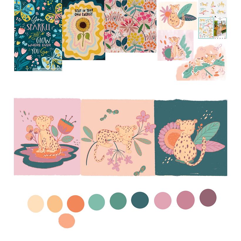 As the project of the course suggested, I created three illustrations, but I completed only two.