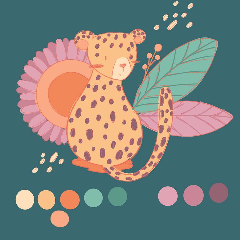 For the first time, I used a dark background.