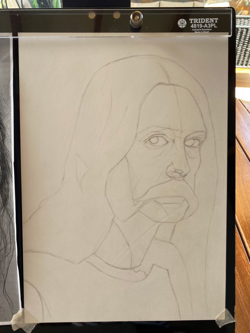 Meu projeto do curso: Retrato realista com lápis grafite 1