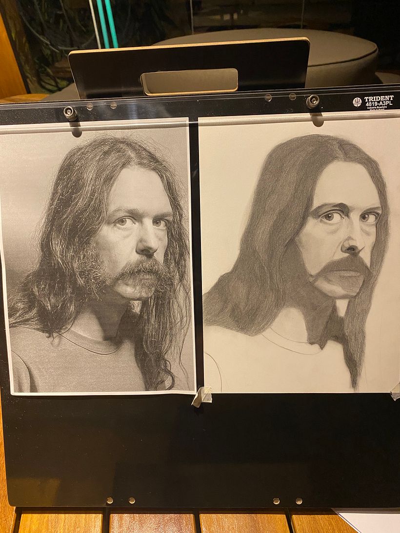Meu projeto do curso: Retrato realista com lápis grafite 3
