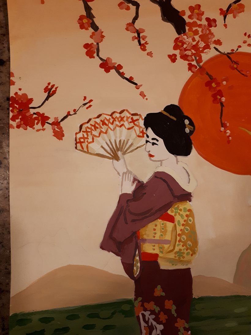 My project in Introduction to Gouache: A Chromatic Journey to Japan course 2