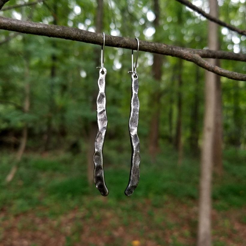 Hammered Dangle Earrings: https://www.etsy.com/listing/722654312/hammered-dangle-earrings-pewter-drop