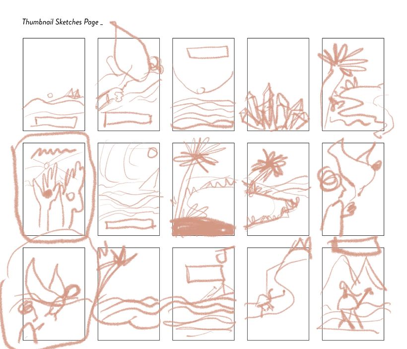 Moje początkowe (zawsze) bardzo podstawowe szkice miniaturek