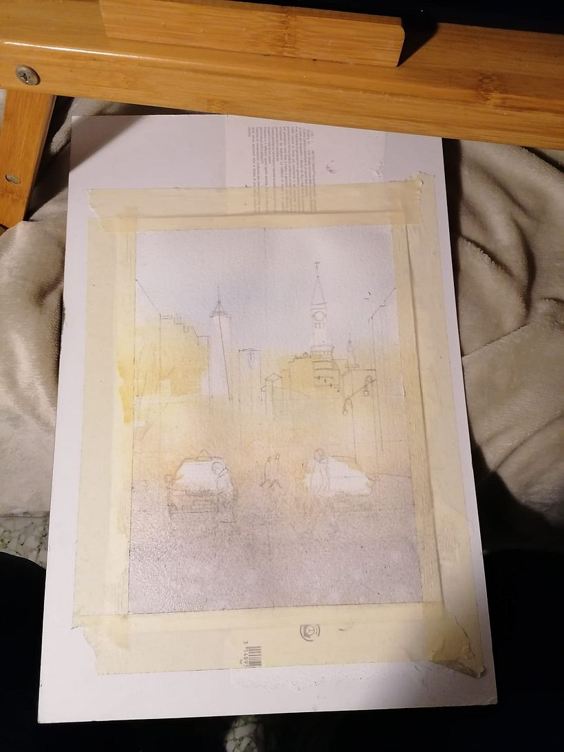 Il mio progetto del corso: Paesaggi urbani ad acquerello 5