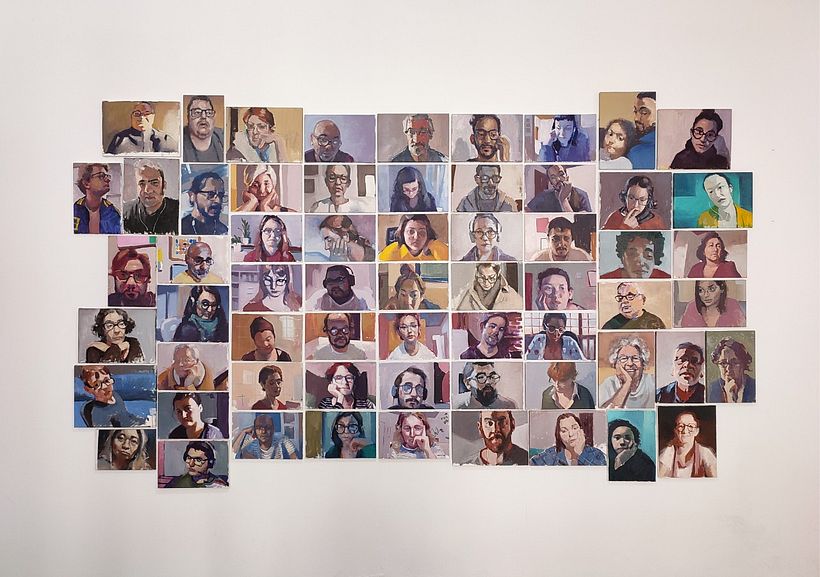 Video call small portraits 22