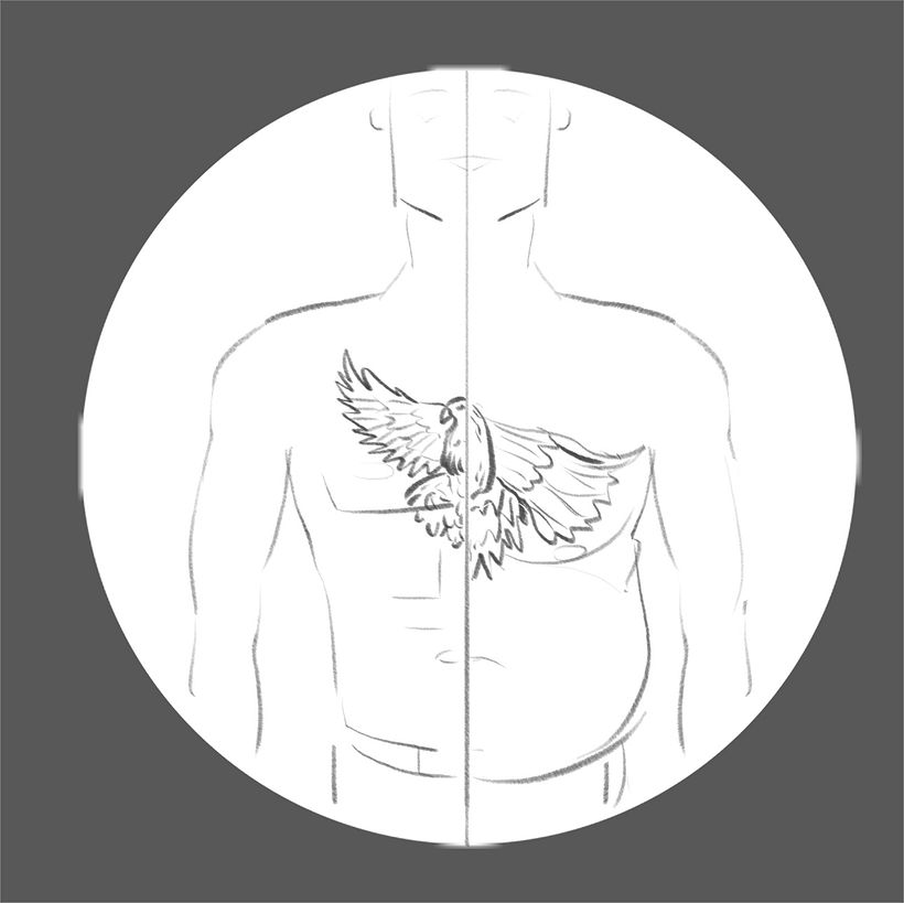 The typical question of how the tattoos will age when your body transforms.