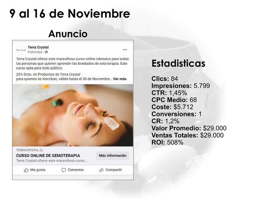 Mi Proyecto del curso: Introducción a Facebook Marketing 3