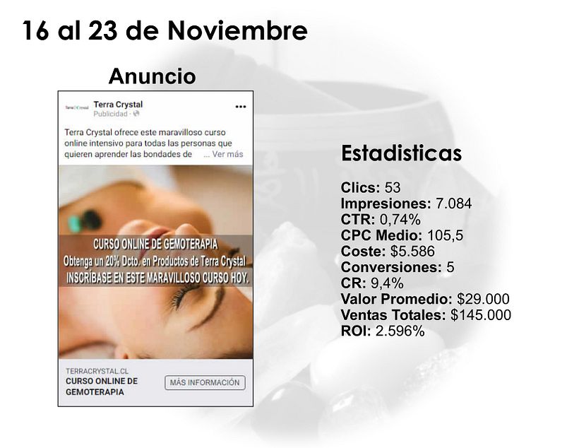 Mi Proyecto del curso: Introducción a Facebook Marketing 4