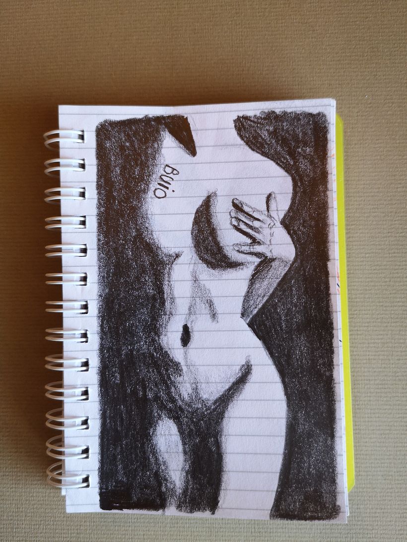 Il mio progetto del corso: Ritratto creativo in chiaroscuro con matita 4