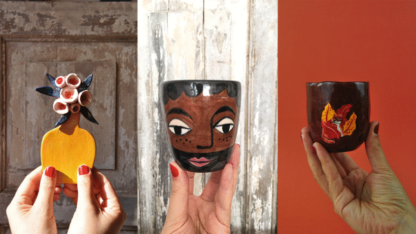 La ilustración mediante placas te permitirá llevar una imagen del papel a la cerámica y creando una pieza con textur