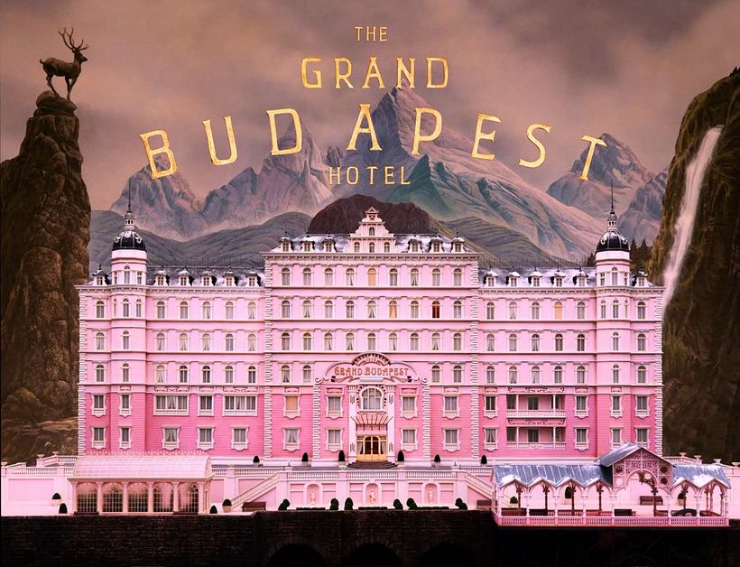 Wes Anderson's 2014 film was bathed in a pinky glow. Image credit: The Grand Budapest Hotel, Fox Searchlight Pictures.