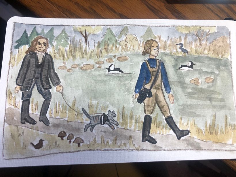 My project in Exploratory Sketchbook: Find Your Drawing Style course 1